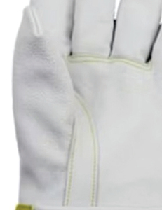 Holy Signs International Heavy Duty Leather <b>Welding</b> <b>Gloves</b> Cotton Liner Heat Resistant <b>TIG</b> Application Reinforced Palm Long - Product Image 3