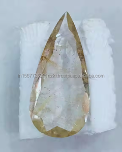 Cabujón Natural Golden Rutile Cuarzo Piedra preciosa Tamaño 45X22X9 MM Peso 49 Ct Precio de fábrica al por mayor Piedra preciosa suelta hecha a mano - Product Image 4