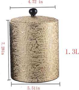 ถังน้ำแข็งทองคำสุดหรูพร้อมฝาปิด สำหรับแช่เครื่องดื่ม ขวดไวน์ ค็อกเทล สำหรับงานปาร์ตี้ - Product Image 5