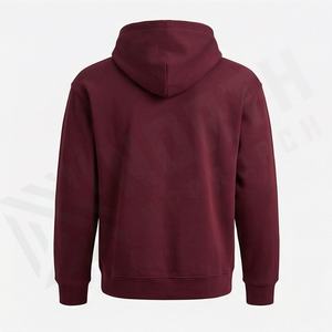 Sudadera con Capucha Premium de Invierno, Gruesa, Lisa, Teñida, 100% Algodón, Personalizada para Hombre, Ropa Urbana, Logotipo OEM, Transpirable - Product Image 2