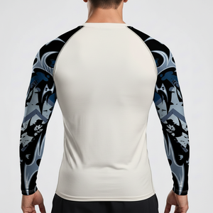 Custom Rash Guard Sublimation BJJ MMA Men Rashguard Rash Guard <b>Surfing</b> Long Sleeve Jiu Jitsu Shirt Men Compression Shirts - Product Image 2