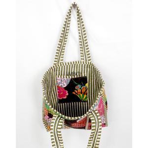 WOODEN BLOCK CRAFT INDIA Sac fourre-tout à bandoulière matelassé en coton fait main, grand sac de voyage indien, sac de courses lavable à ouverture supérieure pour femmes - Product Image 3