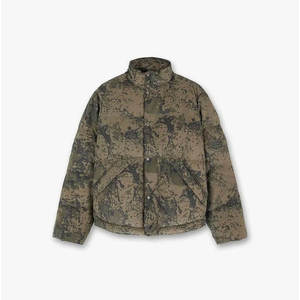 Veste d'hiver vintage de haute qualité pour homme, coupe courte, matelassée, avec fermeture éclair frontale, service OEM, design par sublimation, veste unie à l'avant - Product Image 1