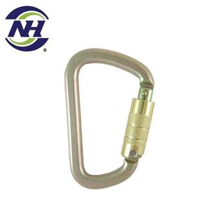 Mousqueton en zinc à anneau en D mousqueton verrouillable pas pour l'escalade - Product Image 3