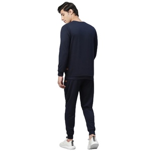 Ensemble de survêtement d'hiver pour homme, inspiré du monde du sport, avec veste à col roulé et pantalon droit, pour le fitness, la course, le streetwear et la mode, en fibre de bambou - Product Image 2