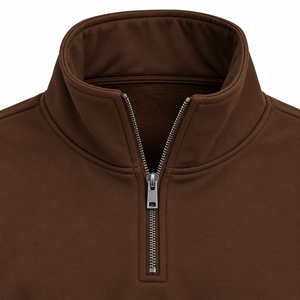 Ensemble de survêtement personnalisé marron chocolat pour femme, sweat-shirt oversize et pantalon large, deux pièces, vêtements de sport décontractés, OEM ODM Manu - Product Image 3