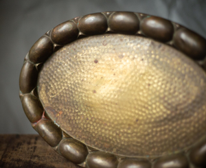 จานอลูมิเนียมกลมปลอดภัยสำหรับใช้ตกแต่งโต๊ะดีไซน์แฟนซีแฮนด์เมดสไตล์เกาหลี - Product Image 4