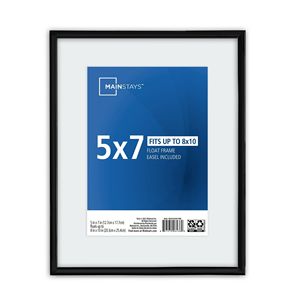 Black Floating Wall Picture <b>Frame</b> Made of Durable <b>Plastic</b> - Product Image 3