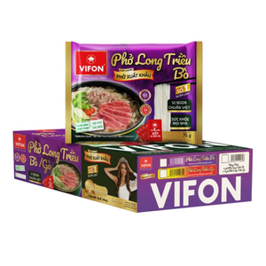 Nouilles de riz instantanées non raffinées Vifon, saveur bœuf, sachet de sauce 118g, cuisson en 3 minutes, vente en gros, export du Vietnam - Product Image 1