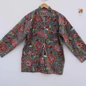 Conjunto de Pijama Coordinado con Estampado Animal para Mujer de Naaz Textile, Ropa de Dormir Informal de Verano, Suave y Transpirable, de Algodón - Product Image 1