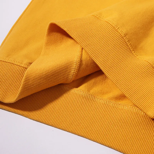 Sweat-shirt pour homme à col rabattu, fermeture éclair quart de tour, 100% coton, tricot uni, coupe ample décontractée, style streetwear, hiver - Product Image 5