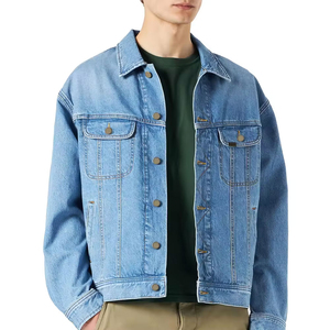 Custom High Quality <b>Men</b> <b>Denim</b> <b>Jacket</b> Regular Fit Washed Cotton Streetwear Style Breathable New Fashion <b>Men's</b> <b>Jacket</b> - Product Image 1