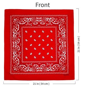 Premium <b>Bandana</b> Custom 100% Cotton Paisley Head Scarf With Logo Printing Custom <b>Design</b> Wholesale Bulk Fashion Accessory - Product Image 6