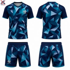 Conjunto de Camisetas de Fútbol con Impresión Digital por Sublimación, Ropa Deportiva Personalizada, Tela de Poliéster, Kits de Fútbol al por Mayor - Product Image 1