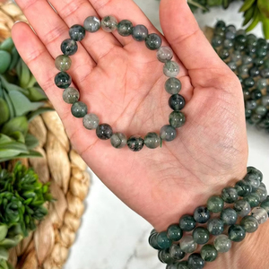 <b>Ruby</b> Zoisite Anyolite Smooth Round Beads Natural Gemstone Strand for <b>Bracelet</b> Necklace Jewelry Making Supplies - Product Image 4
