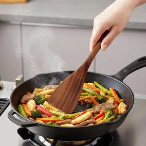 Ensemble d'ustensiles en bois d'acacia avec support, outils de cuisine naturels - Product Image 4