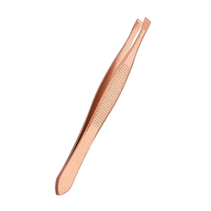 High Precision Slanted Tip Eyebrow Tweezers Professional Hair <b>Removal</b> <b>Tool</b> for Facial Hair Eyebrow Shaping - Product Image 5