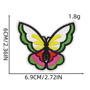 Custom Embroidery Patch Factory Supply Merrow Edge Fabric Badge for Caps <b>Jackets</b> Bags Garments Wholesale Iron On Sew On Applique - Product Image 1