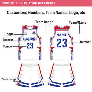 100% Polyester Maillot de basket-ball à séchage rapide Pas cher P[rice Sportswear Uniforme de basket-ball à séchage rapide pour hommes - Product Image 4