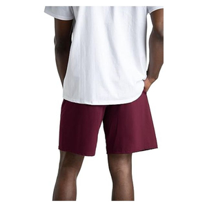 Pantalones Cortos Deportivos de Malla Rosa Sólido para Hombre, Corte Regular, Cintura Elástica con Cordón, Bolsillos Laterales Abiertos, Secado Rápido y Transpirables - Product Image 4