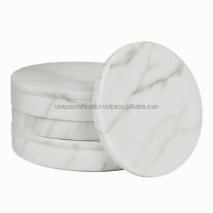 Posavasos Redondos Modernos Hechos a Mano con Incrustaciones de Mariposas en Latón, Ecológicos, para Cocina - Product Image 3