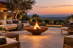 Bol à feu en métal décoratif et durable pour les rassemblements en plein air, le camping, les divertissements en extérieur et la décoration de jardin - Product Image 6