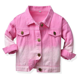 Veste en jean légère en coton pour enfants, douce et confortable, idéale pour les jeux en plein air et la mode quotidienne - Product Image 1