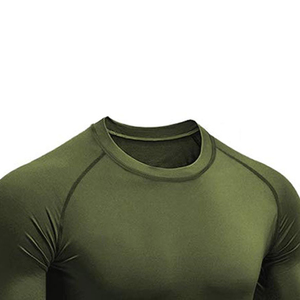Private Label Long Sleeves Fitness <b>Compression</b> <b>Tights</b> Sports Suit <b>Men's</b> 2 Piece Training Active Gym Wear Set - Product Image 6