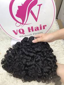 Haute Qualité Double Machine Trame Birman Bouclés Vierge Grade Extensions Vietnamiennes Trame Cheveux Tissage De Cheveux Humains - Product Image 2