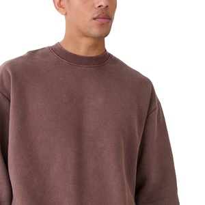 Oversized Acid Wash Sweatshirt For <b>Men</b> Professional Manufacture Sweatshirt Streetwear <b>Men</b> Acid Wash Sweatshirt MADE BY BS - Product Image 3