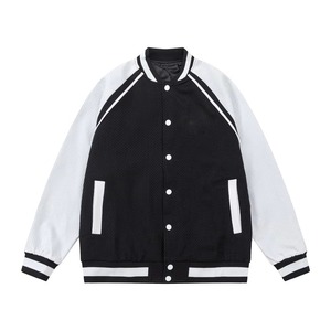 Men's <b>Varsity</b> College <b>Jackets</b> Wholesale Blank <b>Varsity</b> <b>Jackets</b> Custom Logo <b>Plain</b> Letterman <b>Varsity</b> <b>Jacket</b> for Men High Street - Product Image 1