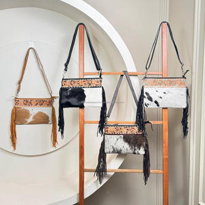 Nuevo bolso cruzado de cuero con flecos a mano Vintage personalizado para mujer, bolso de hombro de piel de vaca de lujo de alta calidad para mujer - Product Image 4