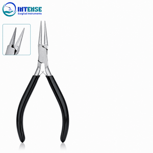 Pince coupante latérale professionnelle pour bijoux, coupe-fil de précision en acier inoxydable avec poignée noire confortable - Product Image 4