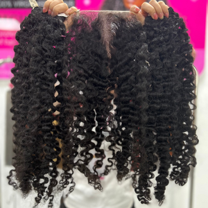 Top vente Vietnam 100% extensions de cheveux humains crus vierges en gros cheveux bouclés birmans crépus - Product Image 6