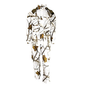 Combinaison de travail pour homme, camouflage blanc, polyester, haute visibilité, respirante, imperméable, imprimée par transfert thermique, pour la chasse en plein air - Product Image 5