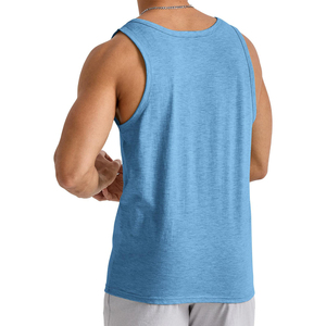 Custom design Men's Sports Muscle Bodybuilding Fit Tank Tops Gym <b>Running</b> <b>Singlets</b> Men's Fitness Tank Tops Customized OEM - Product Image 5
