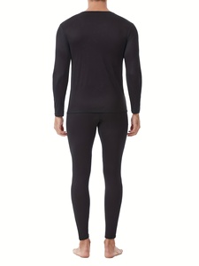 High Quality Thermal <b>Long</b> Johns for Men <b>Long</b> Underwear Winter Warm Cotton <b>Base</b> <b>Layer</b> For Men's Breathable Underwear For Winter - Product Image 5