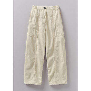 Men's Mid Straight Leg Canvas Pants Casual Breathable Eco-Friendly Cotton Trousers Side Pockets Drawstring Closure Autumn Wear - Product Image 5