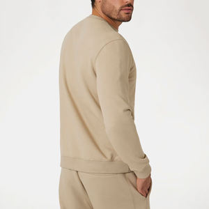 Sweat-shirt à col rond en molleton épais 350 GSM, personnalisé, unisexe, pour homme et femme, en molleton de coton French Terry - Product Image 2