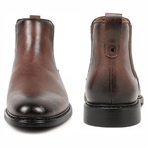 Zapatos Oxford de Negocios para Hombre, de Piel de Vacuno de Primera Capa, con Cordones, Diseño a Cuadros, Punta Puntiaguda, para Novio, Boda, Otoño/Invierno, Antideslizantes y Suaves - Product Image 4