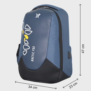 Sac à dos antivol Arctic Fox Stone pour ordinateur portable de 15,6 pouces avec fermeture éclair et doublure en polyester - Product Image 5