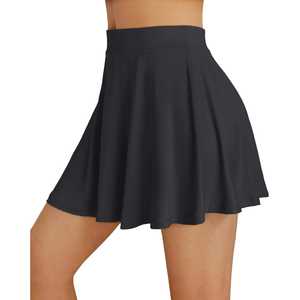 Jupe-short de golf plissée taille haute fluide pour femme avec short intégré, respirante, tenue de sport d'été, poches, service OEM - Product Image 3