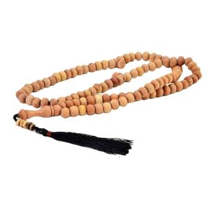 Perles de prière Tasbeeh en bois naturel poli, faites à la main, écologiques, pour la prière quotidienne islamique (Zikr/Dhikr), lisses et confortables - Product Image 1