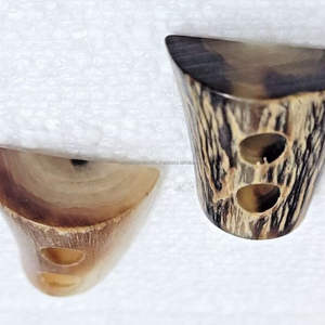 เสื้อแจ็กเก็ตกระดุมกระดุมลายวัวทำด้วยมืองานประดิษฐ์ DIY 5คู่สีน้ำตาลเข้มหรือสีดำจากอินเดีย - Product Image 3