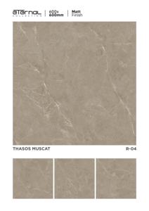 Carrelage en porcelaine premium mat sculpté 600x600mm 60x60cm 24x24, surface structurée décorative, revêtement de sol en céramique durable, élégant pour les murs - Product Image 4