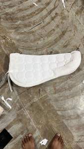 Tapis de selle demi-selle en polycoton avec doublure absorbant les chocs, respirant, léger, durable, en mousse à mémoire de forme, ajustement confortable - Product Image 2