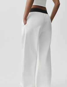 Women's Winter Loose Fit High Waist Yoga Joggers Straight Leg Casual <b>Pants</b> with Elastic Waist Eco-Friendly - Product Image 5