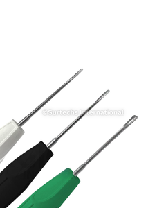 Juego de Elevadores Dentales Surtechs de 3 Piezas, Ergonómicos, con Mango de Plástico, Rectos, de Acero Inoxidable de Grado Alemán, Certificación CE Clase I - Product Image 6