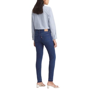 Women Mid Waist Casual Dark <b>Denim</b> Straight Jeans Regular Fit <b>Stretch</b> Breathable 100% Cotton Fashionable OEM Export Wholesale - Product Image 2