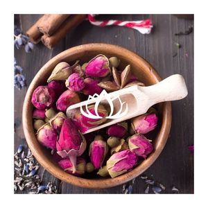 READY STOCK 2026 High Quality <b>Dried</b> Rose Flower Buds for Tea Brewing and Floral Drink Blending, Clean <b>Dried</b> <b>Petals</b> - Product Image 1